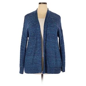 Coldwater Creek Plus Size 1X Blue cardigan